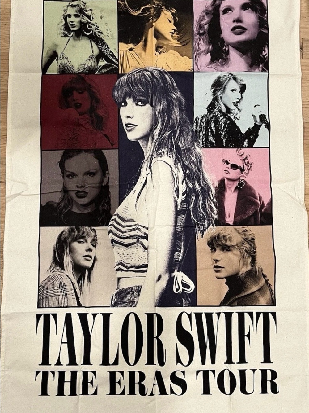 Taylor Swift Tapestry 2023 Eras Tour Official Authentic Canvas Swifties 30 x 47